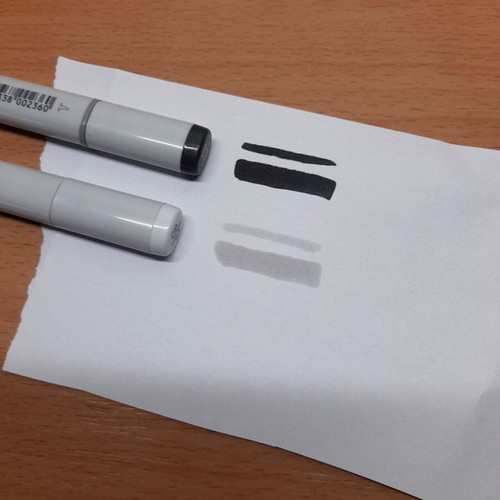 Copic Sketch markers with dual tip, like new, pack of 2