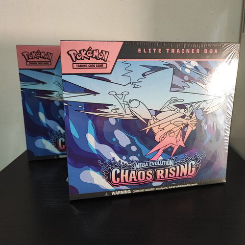 Pokémon Elite Trainer Box Mega Evolution Chaos Rising new