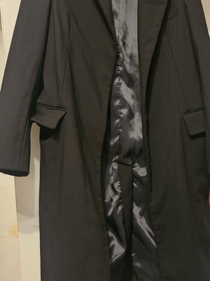 Mango coat new, size M fits L, black