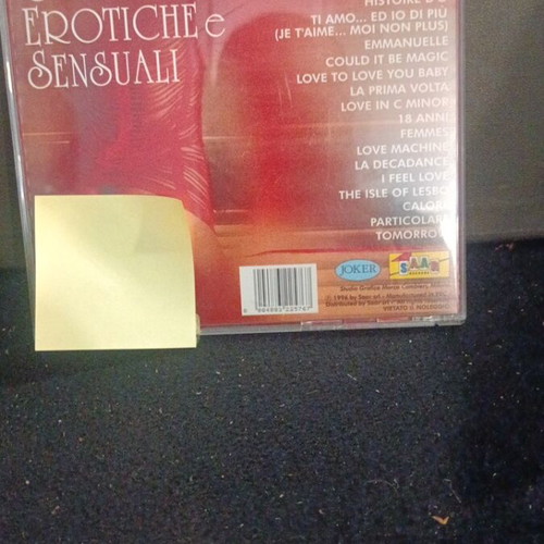 Canzoni Erotiche e Sensuali CD like new, jazz