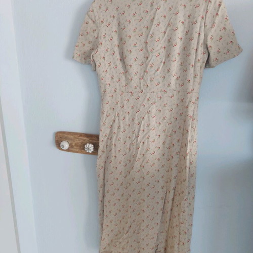 Floral long dress used, size small, romantic style