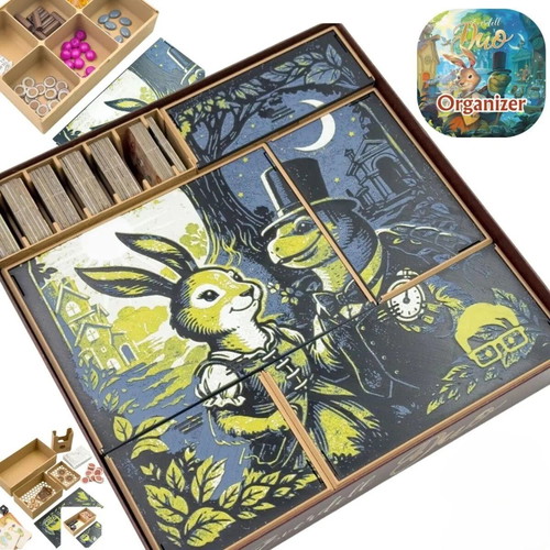 Everdell Duo Board Game Organizer New 3D Printed Insert