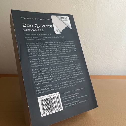 Don Quixote used, English