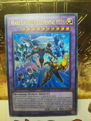 Yu-Gi-Oh! Wake Up Your Elemental Hero κάρτα σαν καινούργιο