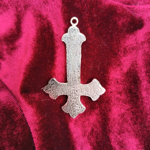 Gothic cross new, silver 5 cm