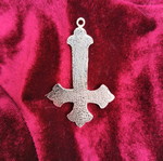 Gothic cross new, silver 5 cm