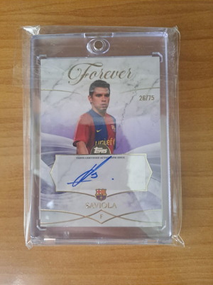 Barcelona Forever Saviola card new