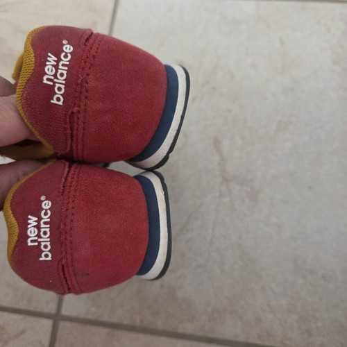 New Balance athletic shoes size 29 used, red
