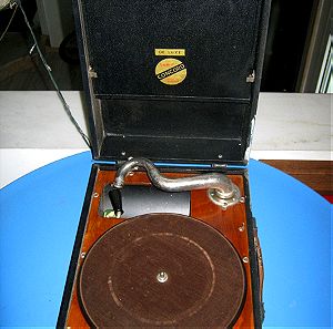 De Luxe Concord Phonograph Record Player  ΓΡΑΜΜΟΦΩΝΟ ΚΟΡΟΝΑ ΝΤΕ ΛΟΥΞ 1920