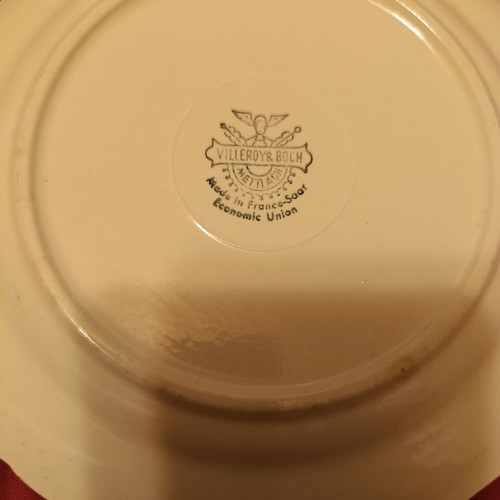 Villeroy & Boch vintage dessert plates set of 5 like new