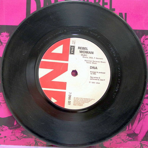 DNA Rebel Woman 7'' vinyl used, pop