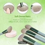 Makeup brush set of 7 new with case