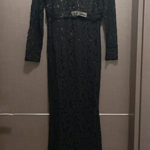 Dress new black with lace size M