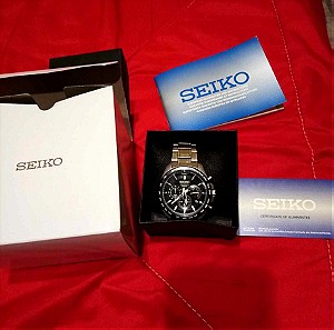 Ανδρικό ρολόι SEIKO  χρονογραφος  γνήσιο με πιστοποίηση