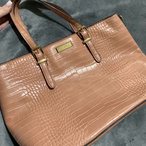Women's croc pattern bag used in very good condition