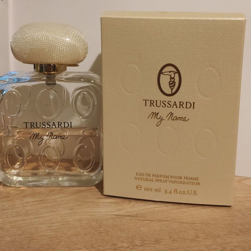 Trussardi My Name Eau De Parfum 100ml used, almost half full