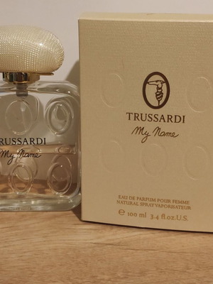 Trussardi My Name Eau De Parfum 100ml употребяван, почти наполовина