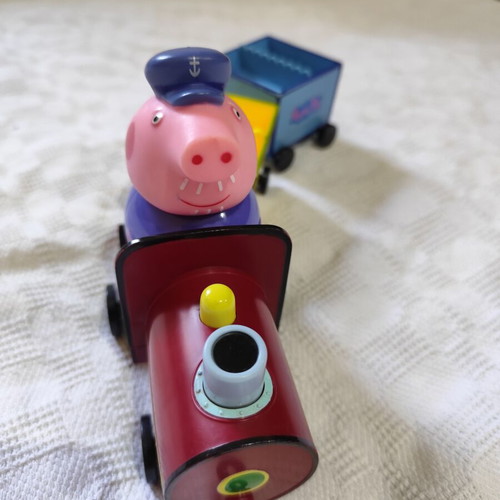 Pig Grandpa Pig's Train toy like new