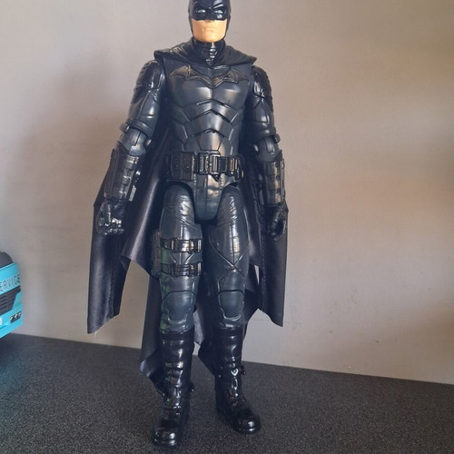 Batman figure with Spiderman gift, like new, approx. 30cm