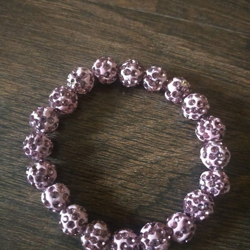 Bracelet like new, purple