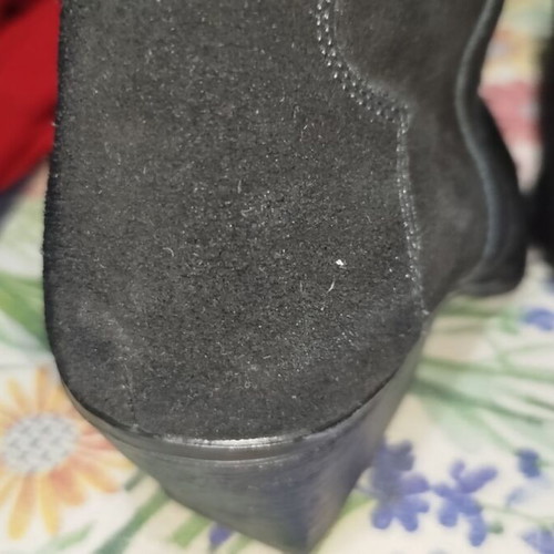 Μπότες Ideal Shoes δερμάτινες μέγεθος 41 σαν καινούργιες, μαύρες