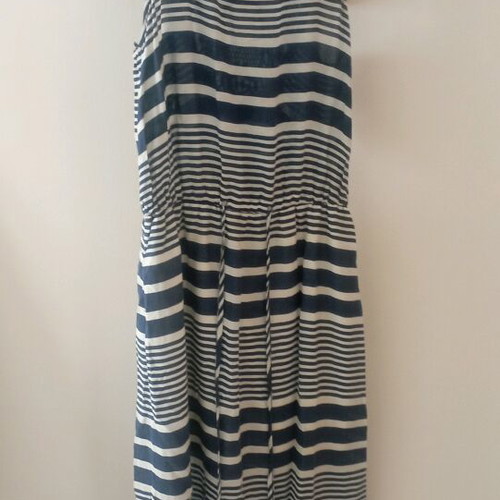BSB summer dress like new, white and blue, size S