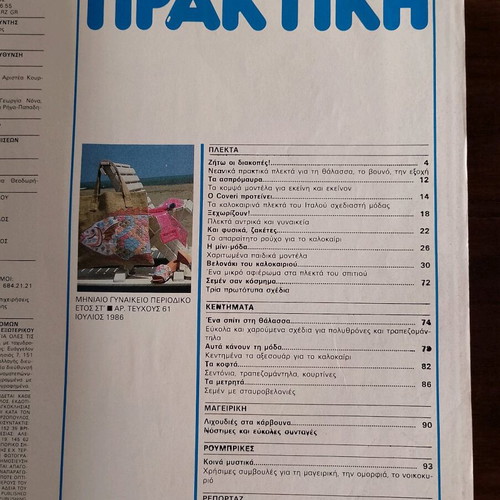 Praktiki Magazine July 1986 like new