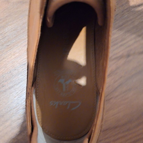 Clarks Trigenic shoes brown like new, genuine leather, size 45