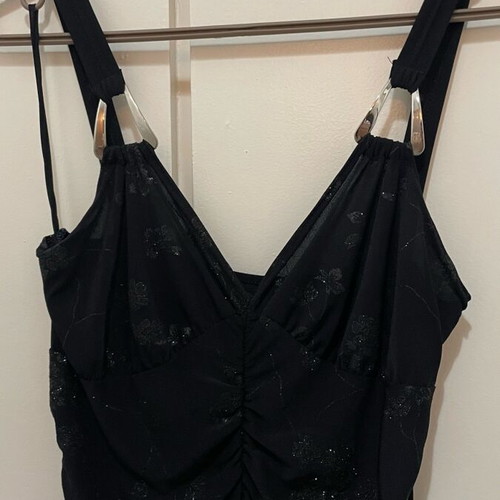 Vintage dress size S black like new, airy and light