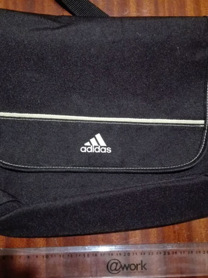Adidas shoulder bag like new, black fabric