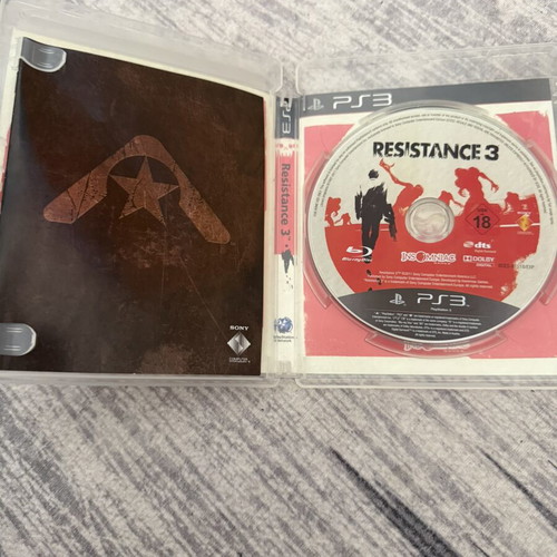 Resistance 3 PS3 game like new, complete