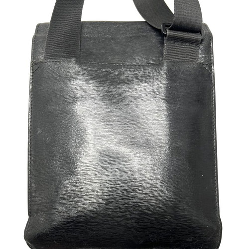 Montblanc leather crossbody bag used, black