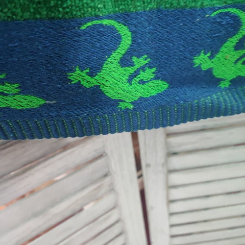 Large beach towel 95x170cm green, new