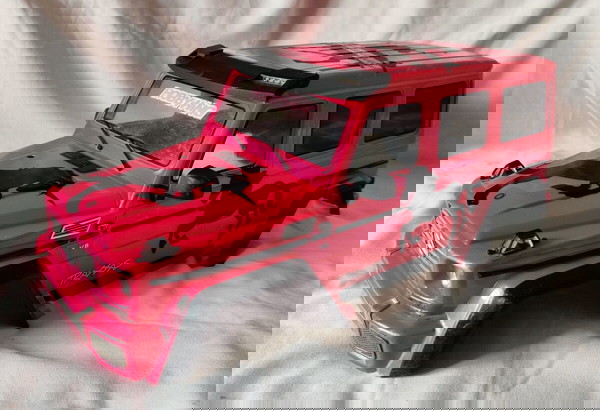 Καπάκι RC crawler lexan Traxxas Mercedes-Benz G 500 για TRX4 (313mm wheelbase), με φώτα & αξεσουάρ