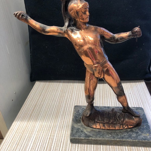 Copper statue of Leonidas from Sparta