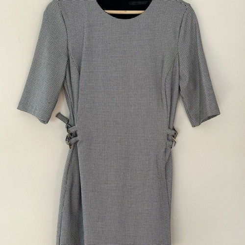 Zara skort one-piece used, size L, houndstooth pattern