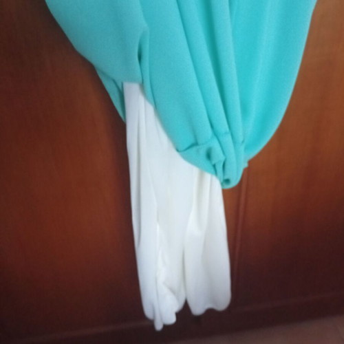 Mara's Collection maxi dress XL, turquoise and beige