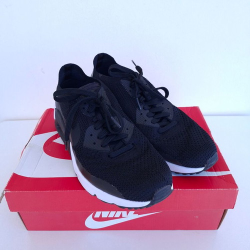 Nike Air Max Ultra 90 Flyknit men's shoes, black size 45.5