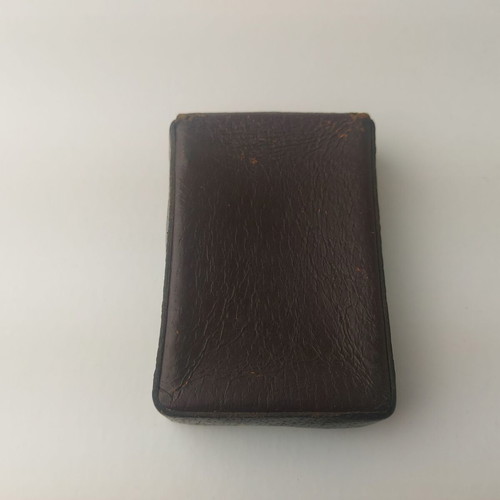 Leather case for cigarettes or cards Shumen used