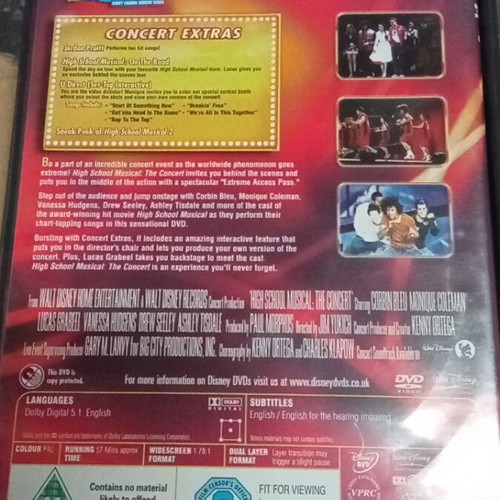 High School Musical DVD set with English subtitles