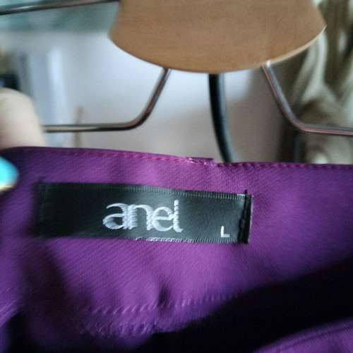 Straight fit purple pants, size L