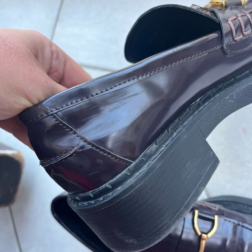 Zara moccasins burgundy size 40 used, very good condition