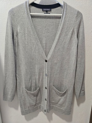 Tommy Hilfiger knitted cardigan, grey, size L