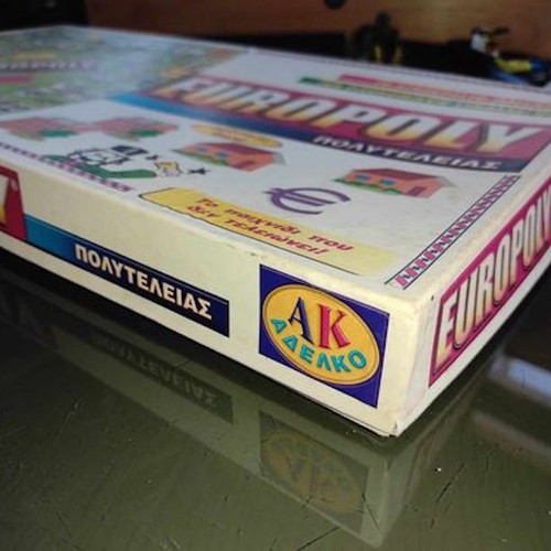 Europoly board game luxury edition used