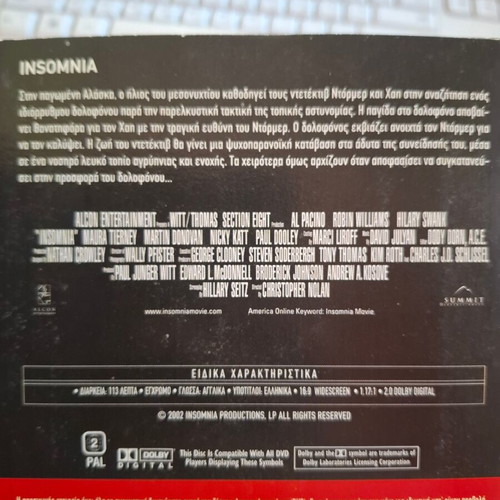 DVD set of 3 thriller movies with subtitles, new