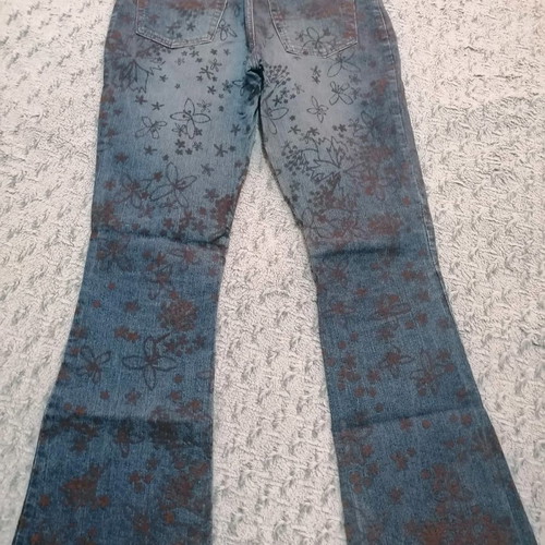 Blugirl Blumarine jeans used, size 36, embossed leather design