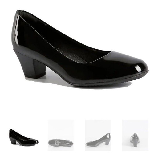 Avenue Anatomical Patent Leather Pumps Size 40 New Black