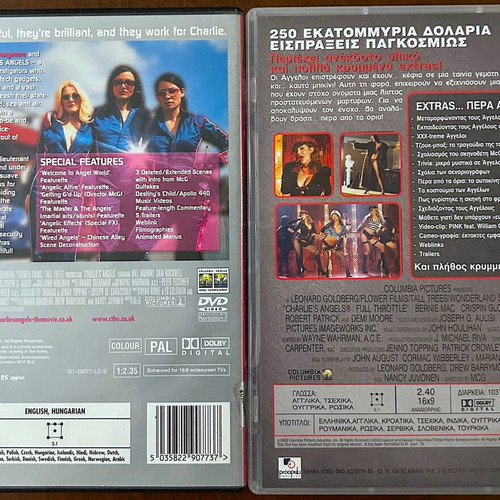 Charlie's Angels DVD like new, comedy action adventure