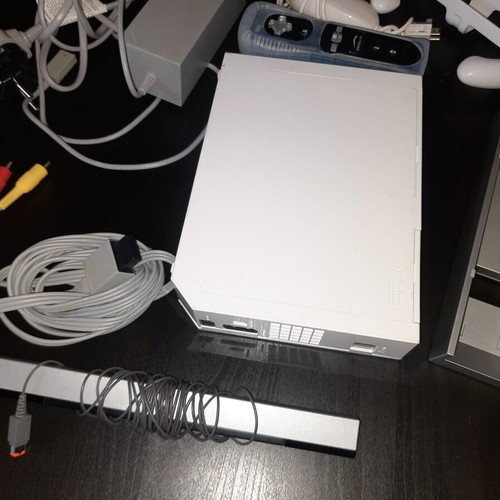 Nintendo Wii console with accessories used, GameCube compatible