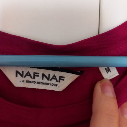 Naf Naf blouse like new, pink, size M